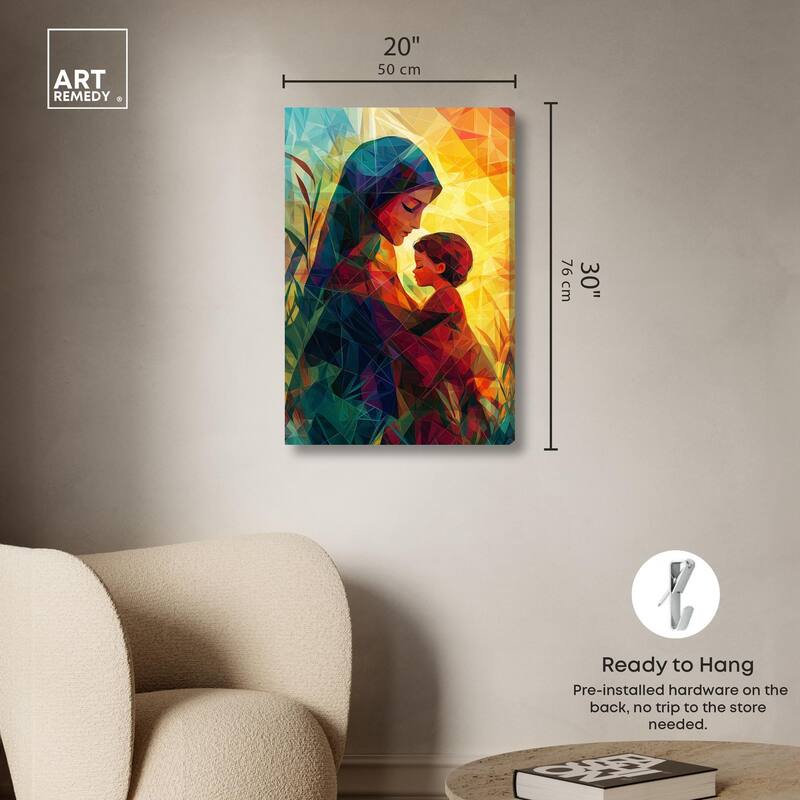 Facet of Feeling Canvas by Art Remedy, Gallery Wrapped
