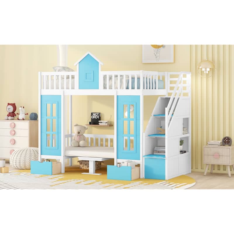 Twin-over-Twin Bunk Bed
