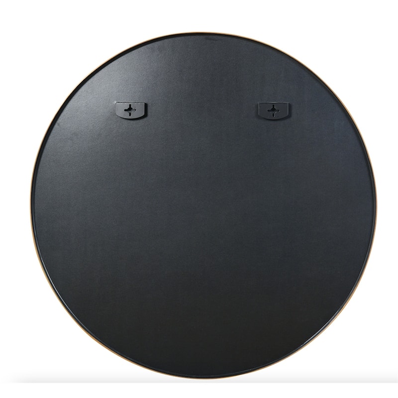 39 Inch Metal Round Bathroom Mirror