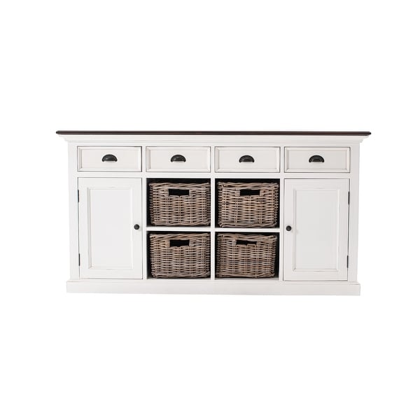 Buffet with 4 Basket Set - 62.99 x 19.69 x 33.46. Opens flyout.