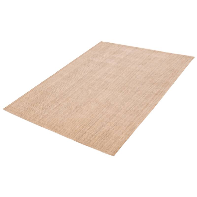 ECARPETGALLERY Hand Loomed Kashkuli Gabbeh Ivory Wool Rug - 5'8 x 8'1