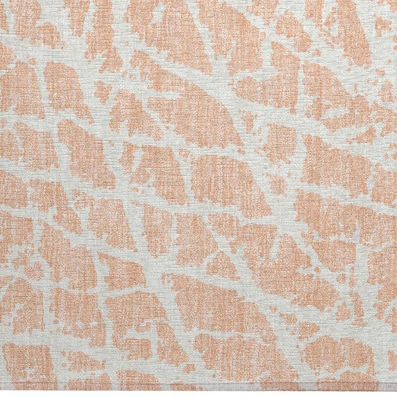 Rave Modern Art-Inspired Weather Resistant Blended Style Outdoor Rug