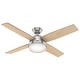 preview thumbnail 2 of 22, Hunter 52" Dempsey Ceiling Fan w/LED Light Kit, Handheld Remote - Contemporary, Transitional