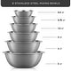 preview thumbnail 19 of 19, JoyJolt Stainless Steel Food Kitchen Mixing Bowl - Set of 6 - .5QT .75QT 1.5 QT 3QT 4QT 5QT