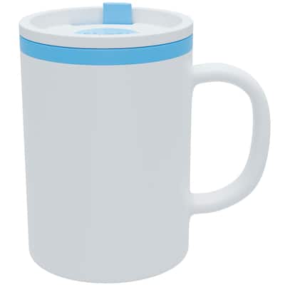 Copco Iconic Plastic Double Wall Insulated Desk Mug with Lid - 16 oz