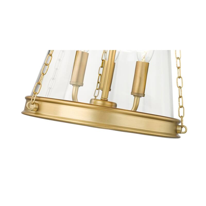 Z-Lite 341P12 Prescott 3 Light 12" Wide Pendant