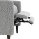 preview thumbnail 8 of 39, Furniture of America Selric Modern 31-inch Upholstered Push Back Recliner