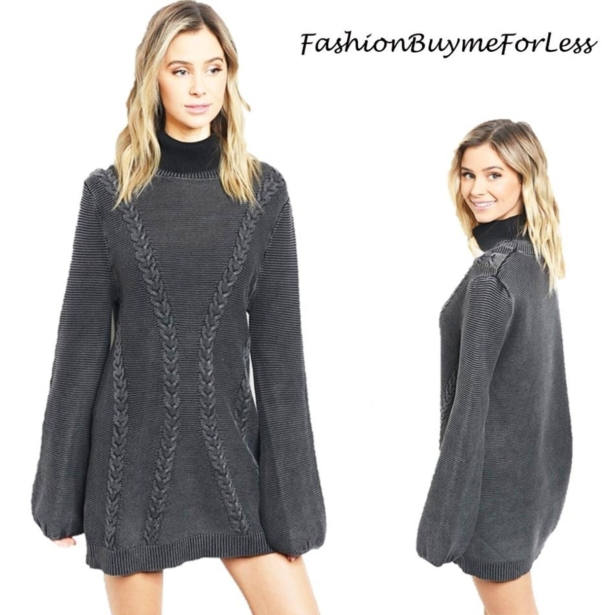 hippie sweater dress