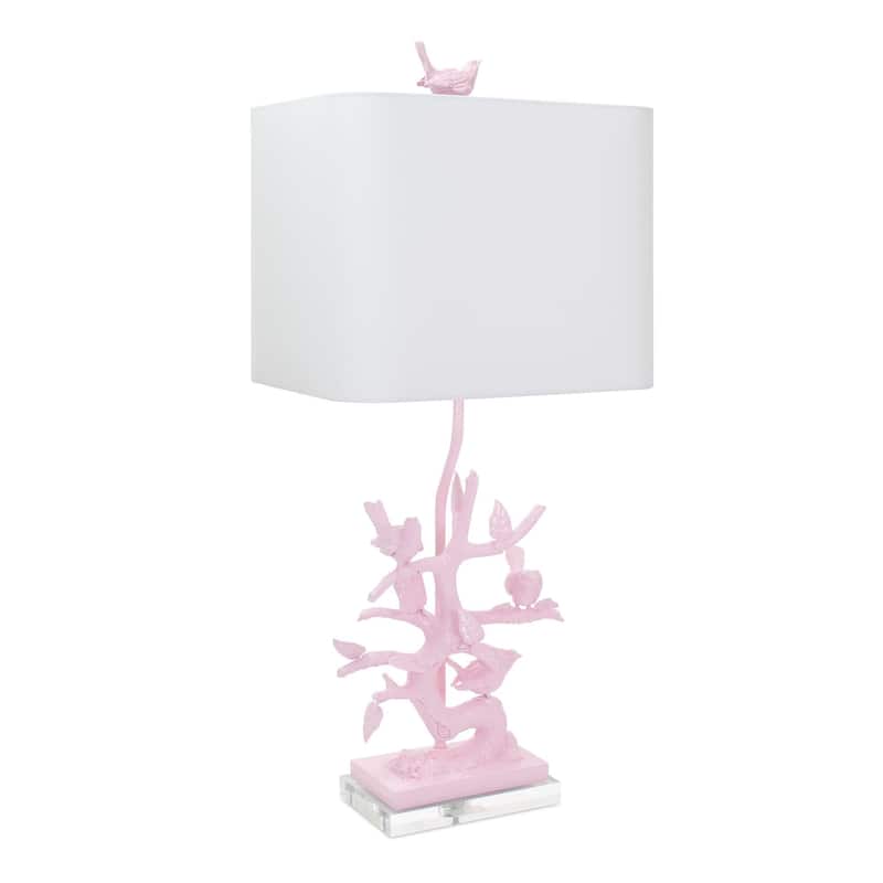 Bird on Branch Acrylic Table Lamp