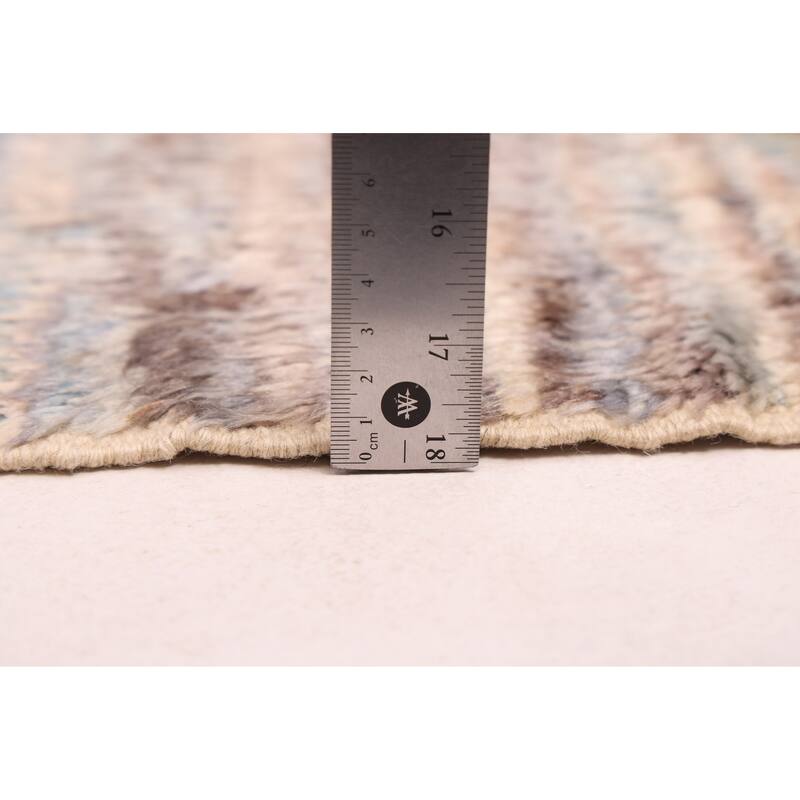 ECARPETGALLERY Hand-knotted Pak Finest Marrakesh Grey Wool Rug - 8'1 x 9'9