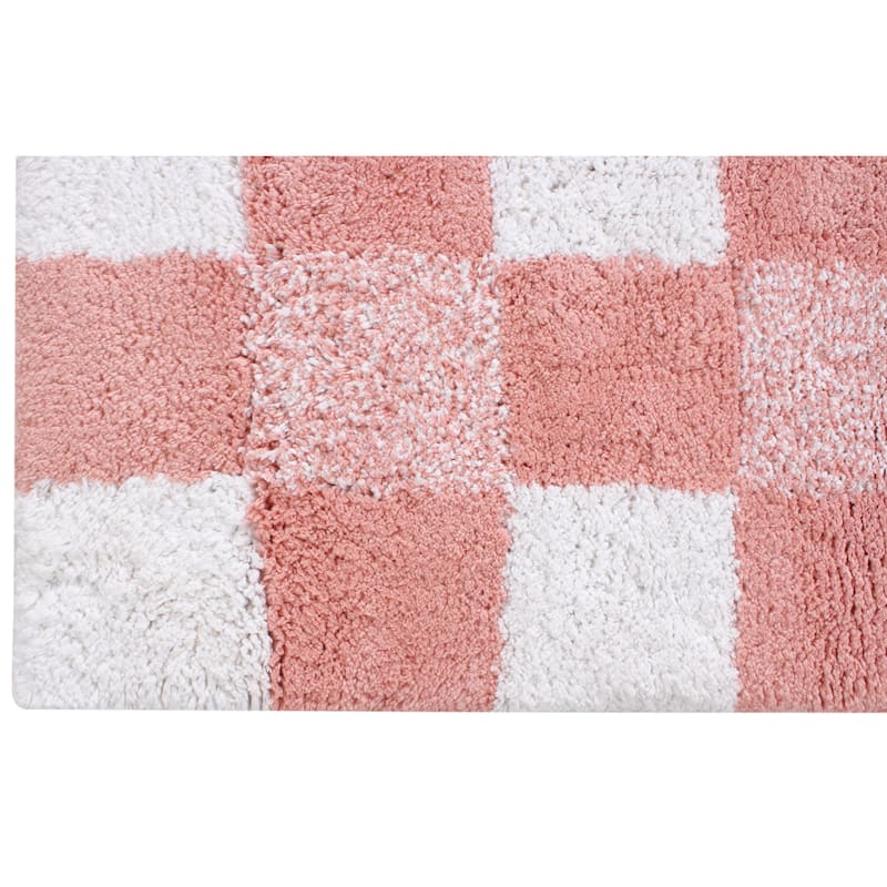 Chesapeake Cubic Bar Cotton Tufted Bath Runner 24"X60"