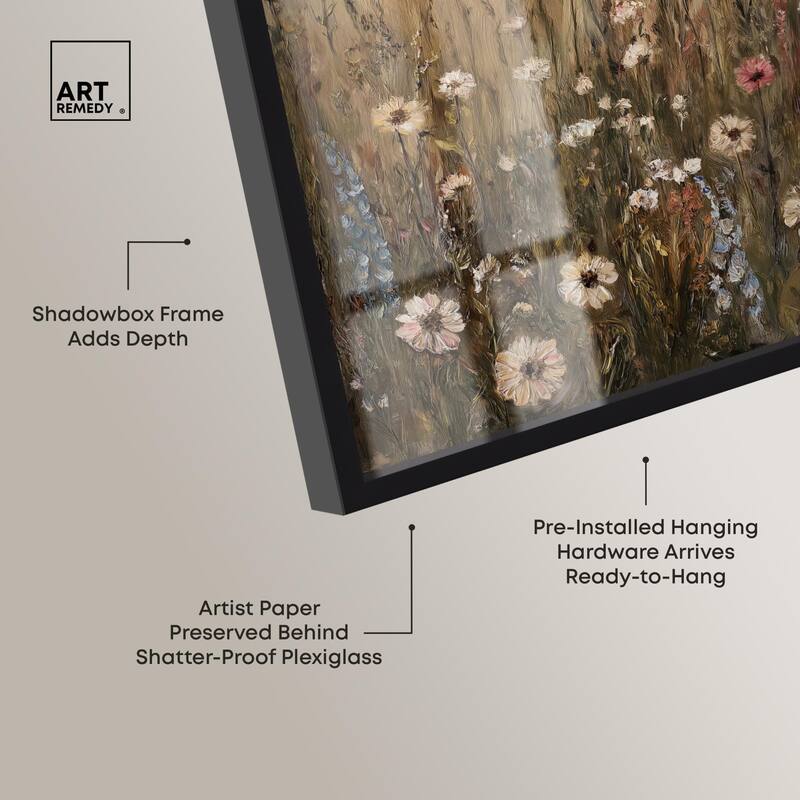 Field of Forgotten Dreams II Shadowbox by Art Remedy