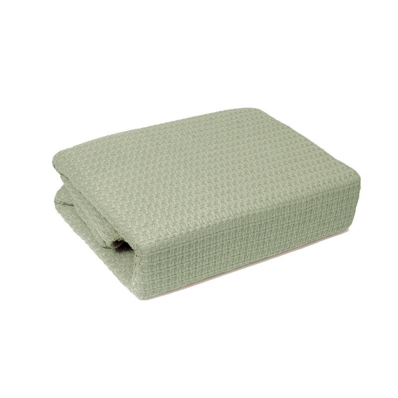 Marquis 100% Cotton Blanket - Full/Queen - Sage