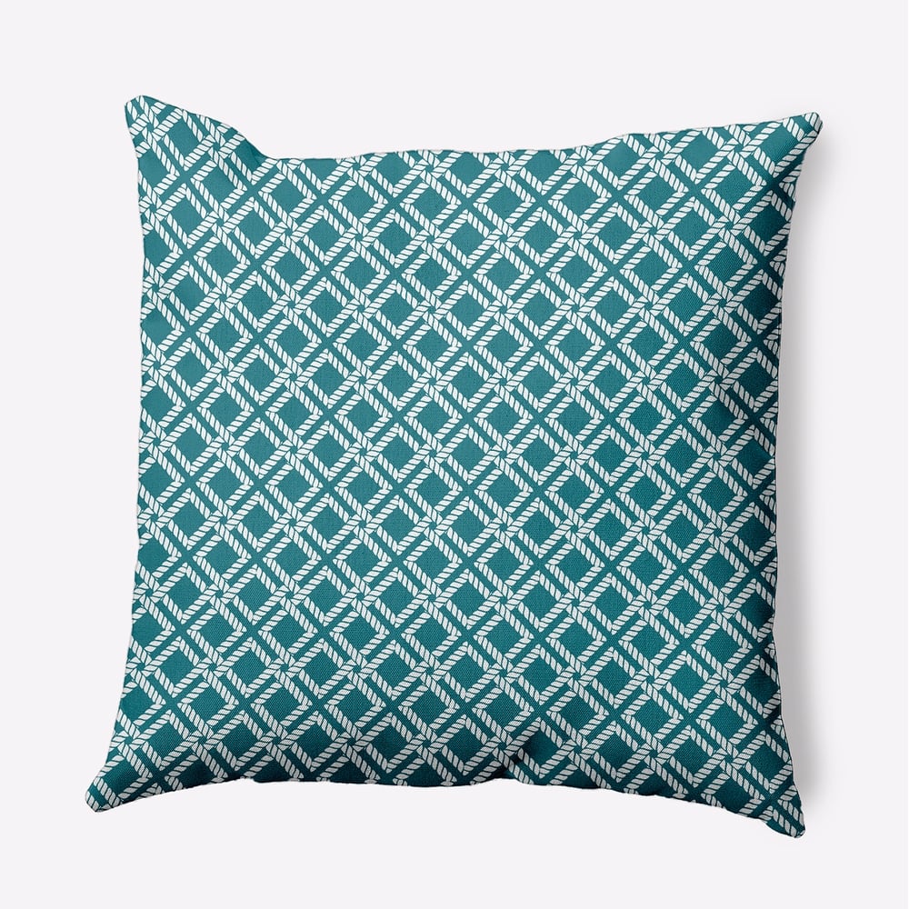 Rope Rigging Indoor/Outdoor Throw Pillow