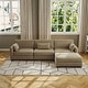 preview thumbnail 70 of 147, Corduroy Upholstered Modular Sectional Sofa for Living Room