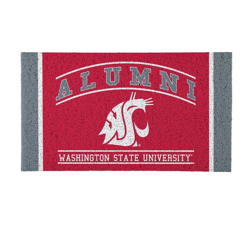 28 in. x 16 in. Washington State University Alumni Full Color PVC Door Mat