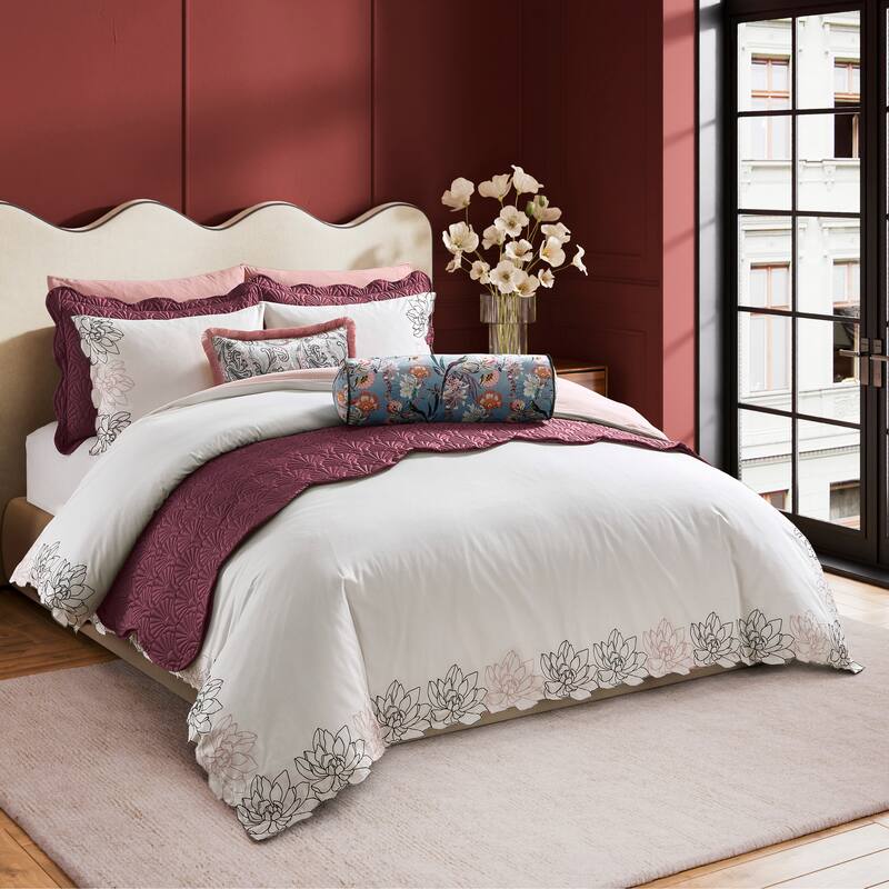 Ted Baker Magnolia Embroidery Duvet Set