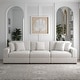 preview thumbnail 125 of 132, Corduroy Couch Modular Sectional Sofa with Pillows