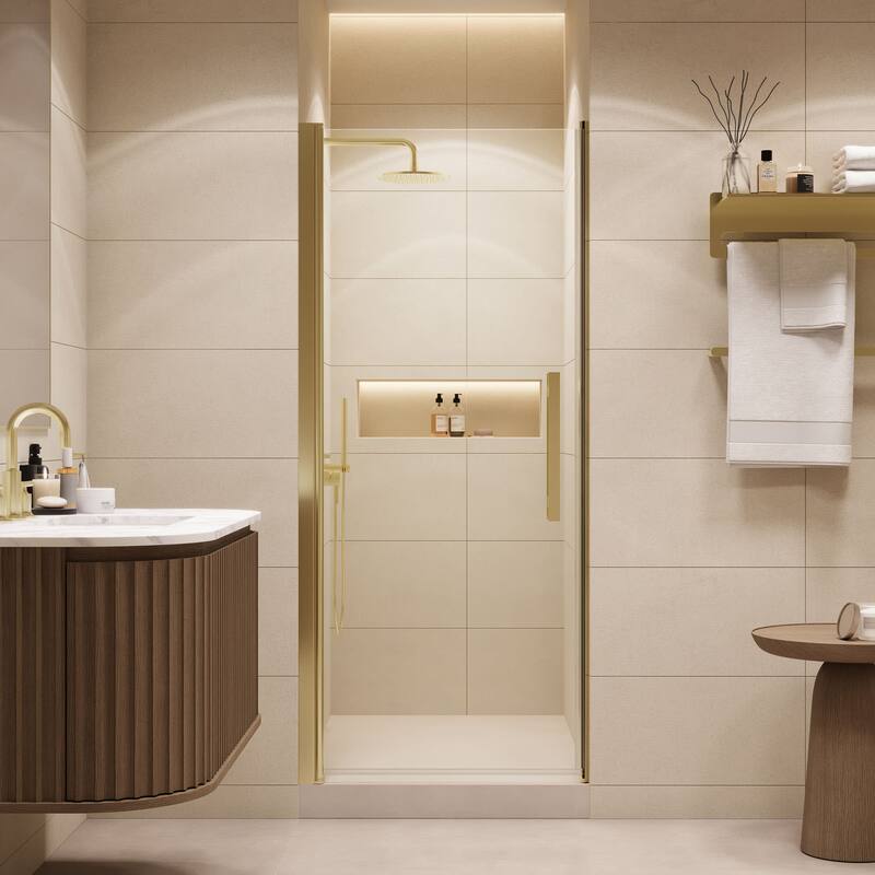 Ove Decors 15SGP-PASA33 Pasadena 72" High x 33" Wide Pivot Frameless
