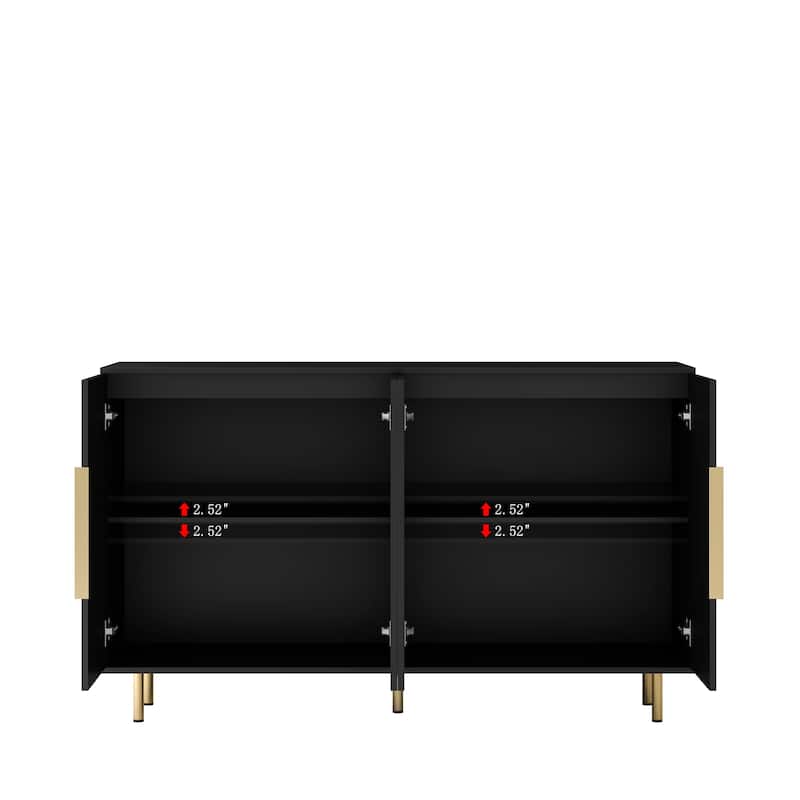 Buffet Cabinet with Storage and Adjustable Shelves