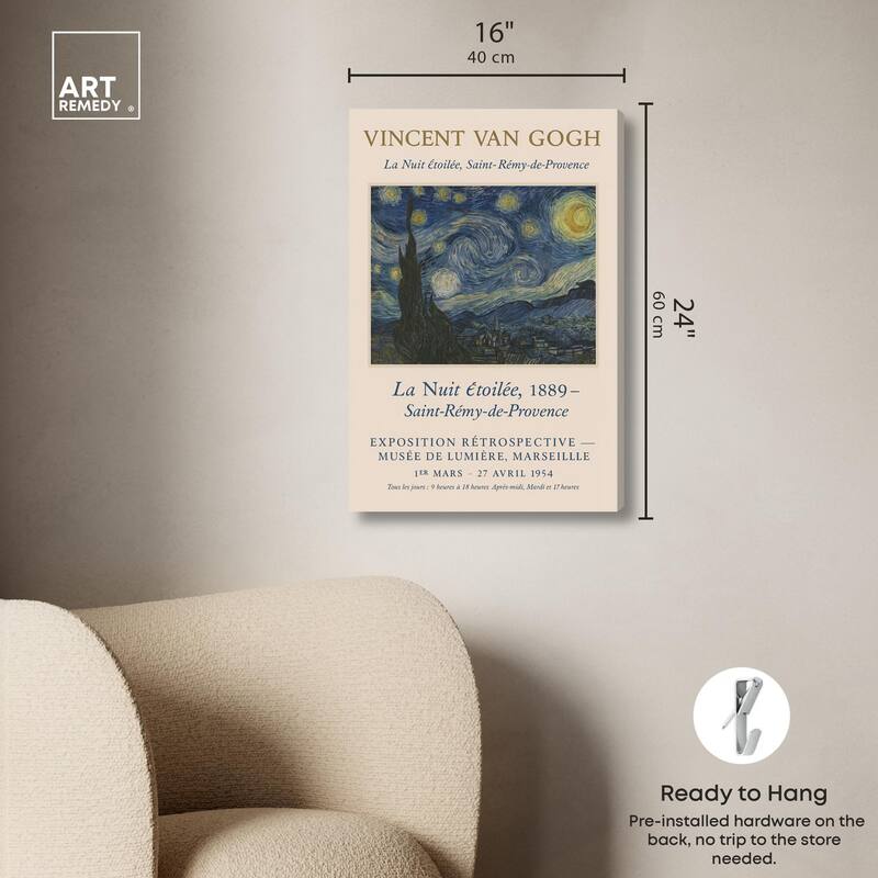 Starry Night Canvas by Art Remedy, Gallery Wrapped