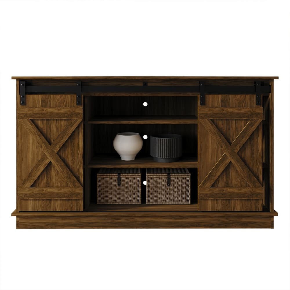 CraftPorch Vintage Style X-shaped TV Stand Console