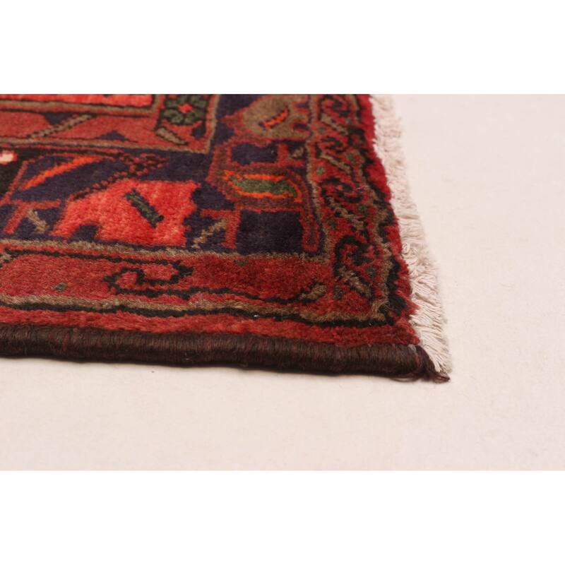 ECARPETGALLERY Hand-knotted Andelz Red Wool Rug - 4'7 x 6'7