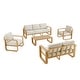 preview thumbnail 110 of 122, Spruce & Spring Outdoor Patio Furniture Set Aluminum Sofa Accent Chair