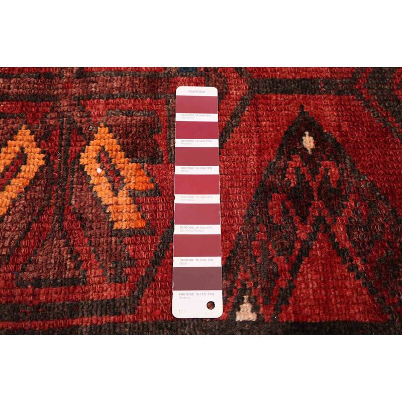 ECARPETGALLERY Hand-knotted Melis Vintage Red Wool Rug - 5'3 x 7'7