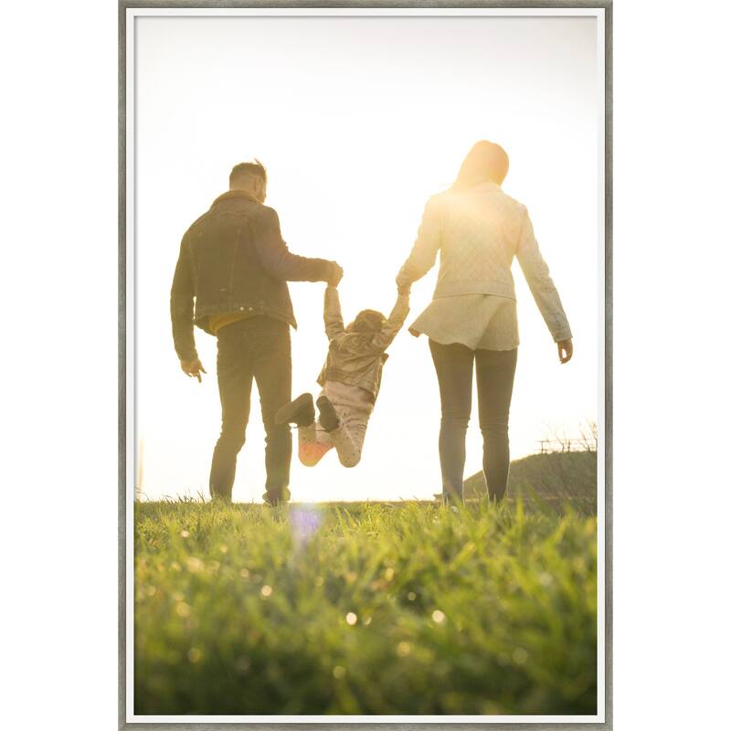 Lucie Black Framed Picture Frame, Photo Frame - 24x36 - Lucie Silver White