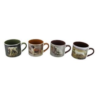 Shop Set Of 4 American Kennel Club Dog Painting Ceramic Mugs 20 Oz