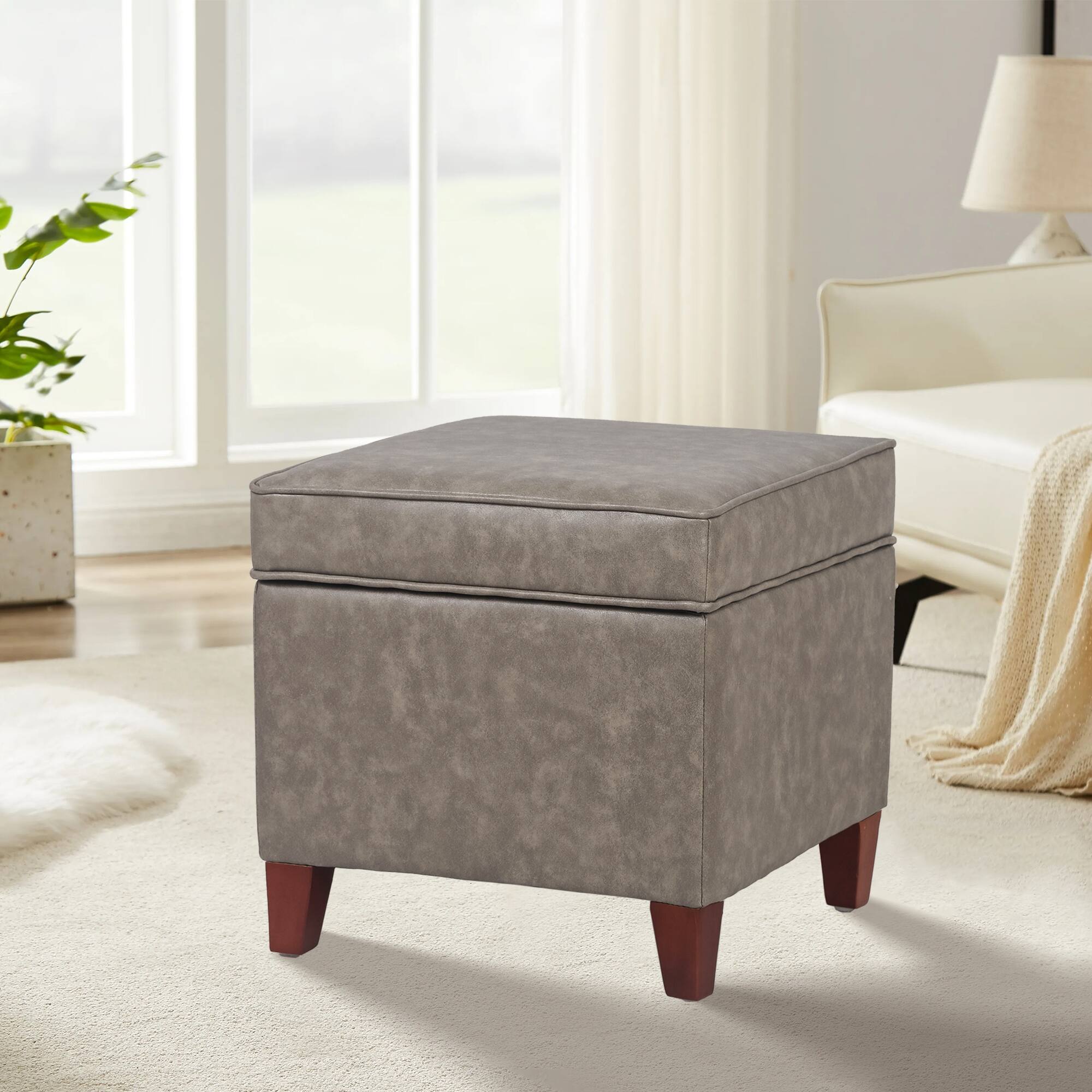 Option Grey-Faux-Leather