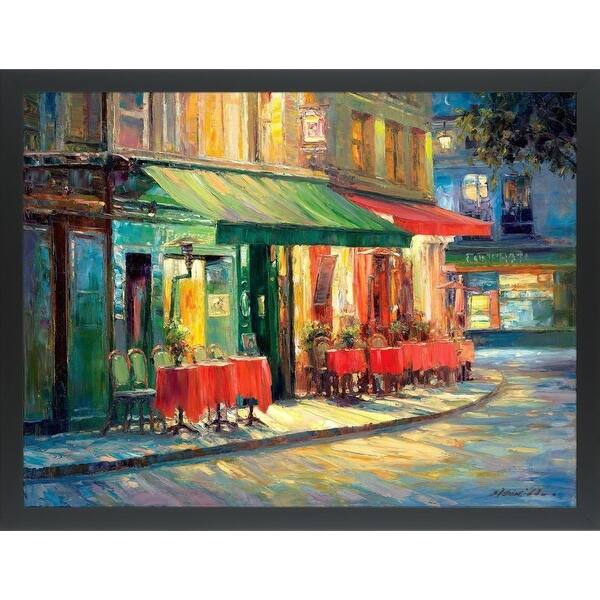 Shop Easy Art Prints Haixia Liu S Red Green Cafe Premium