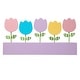 preview thumbnail 18 of 16, Glitzhome Easter Wooden/Metal Tulips/Bunny Family Spring Theme Table Decor