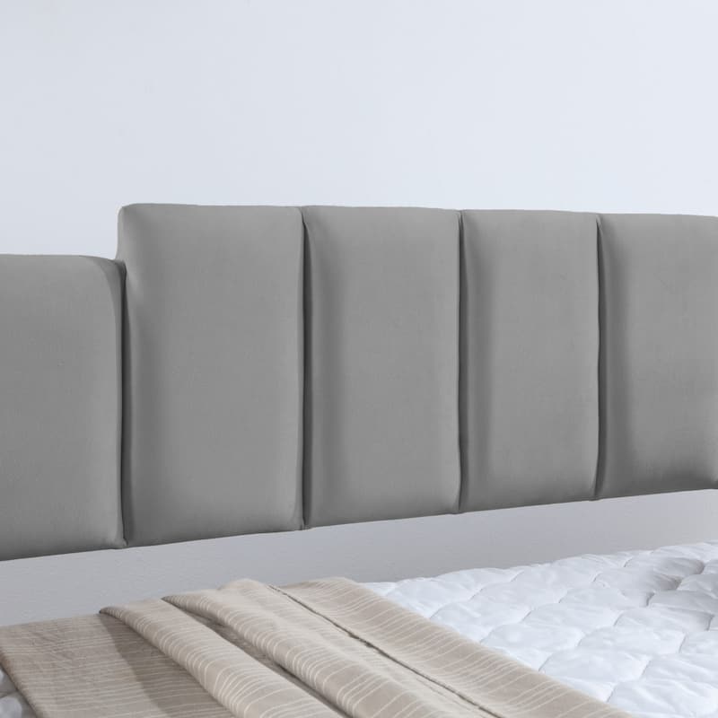 Grey Twin Size Upholstered Velvet Tufted Daybed with Trundle