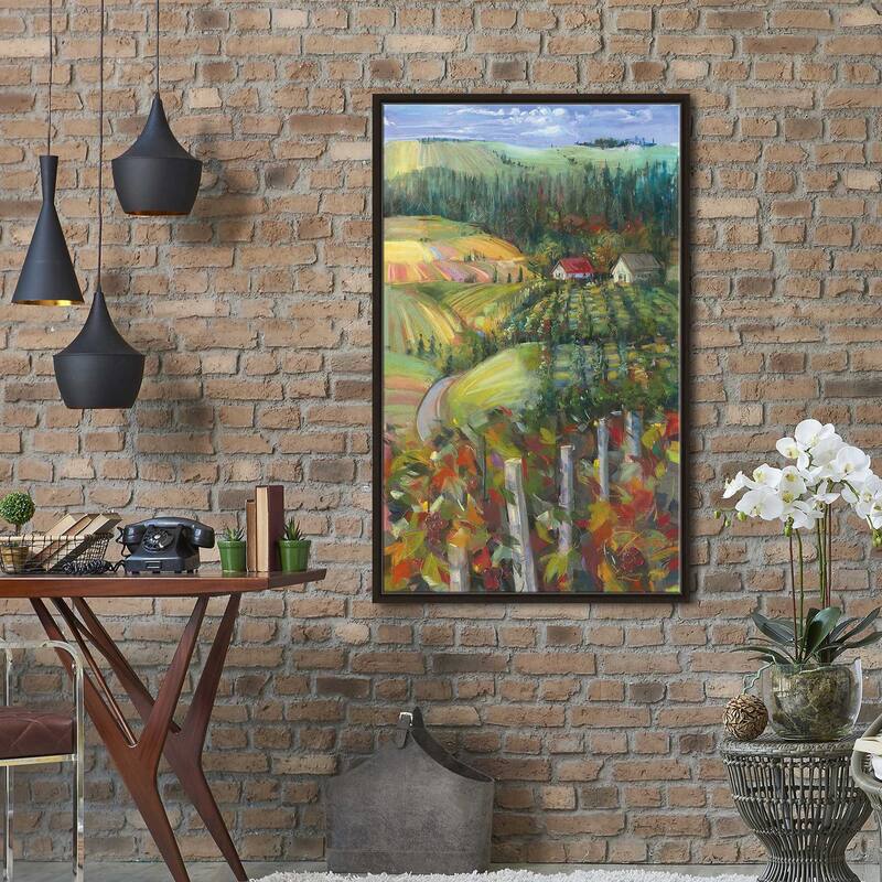 "Quiet Farm Field" Print on Floating Canvas
