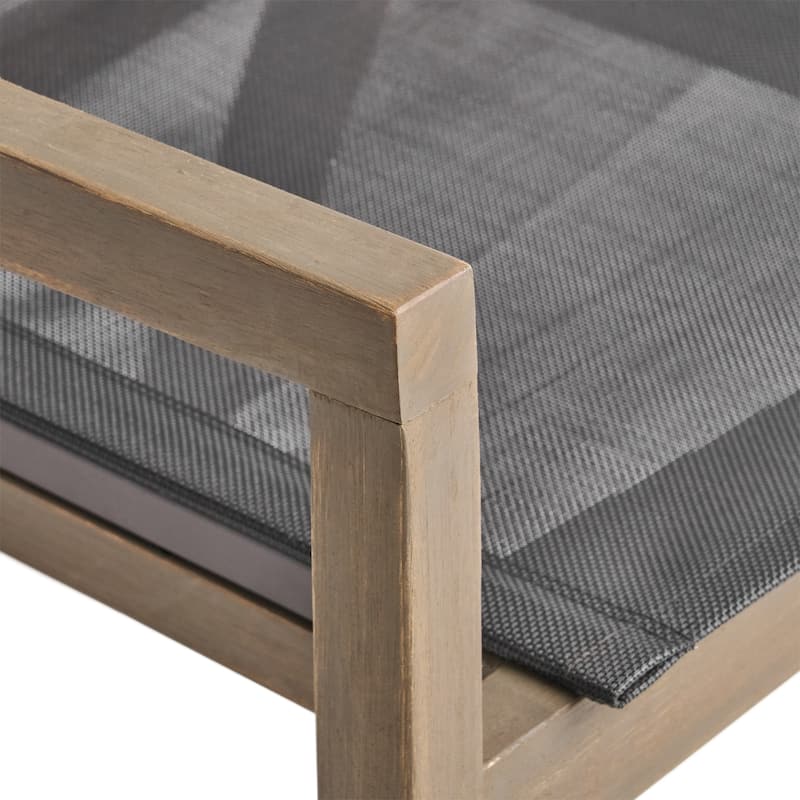 Beachview Outdoor 8 Seater Acacia Wood Dining Set by Christopher Knight Home