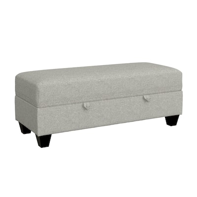 Gray Storage Ottoman