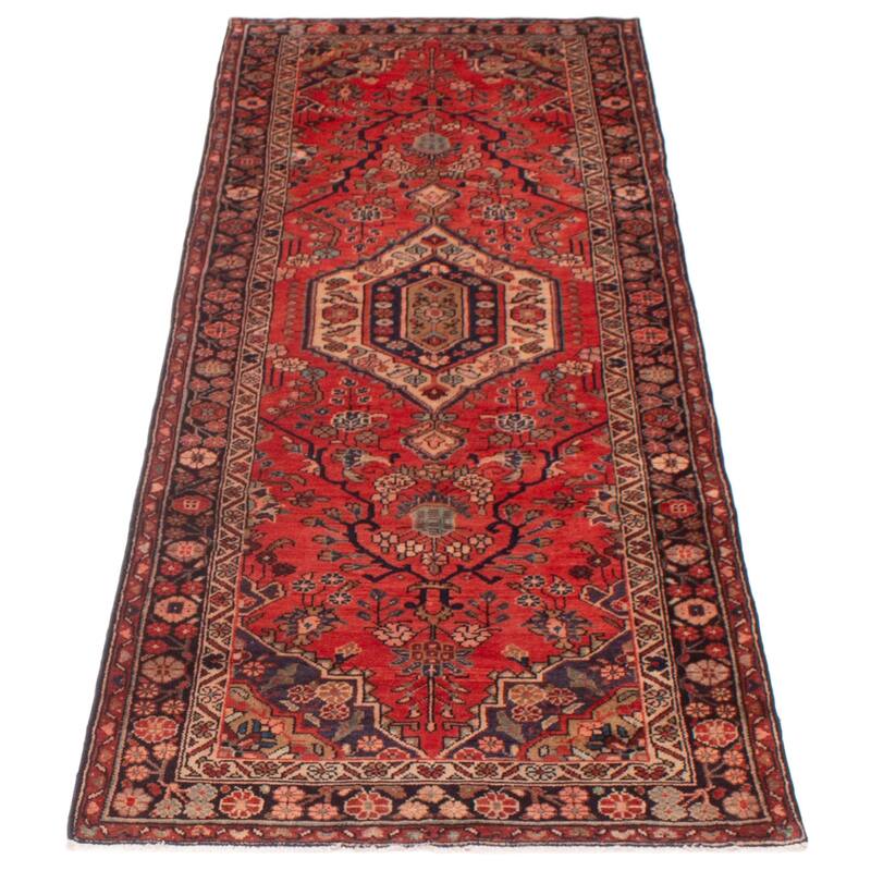 ECARPETGALLERY Hand-knotted Andelz Copper Wool Rug - 3'6 x 10'0