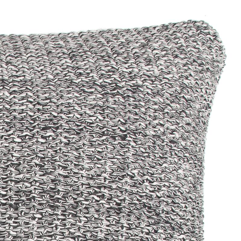 Cottage Home Eagen Knitted Cotton Throw Pillow