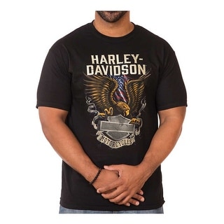Harley-Davidson Men/'s Soaring Eagle Crew Neck Short Sleeve Tee Military Green