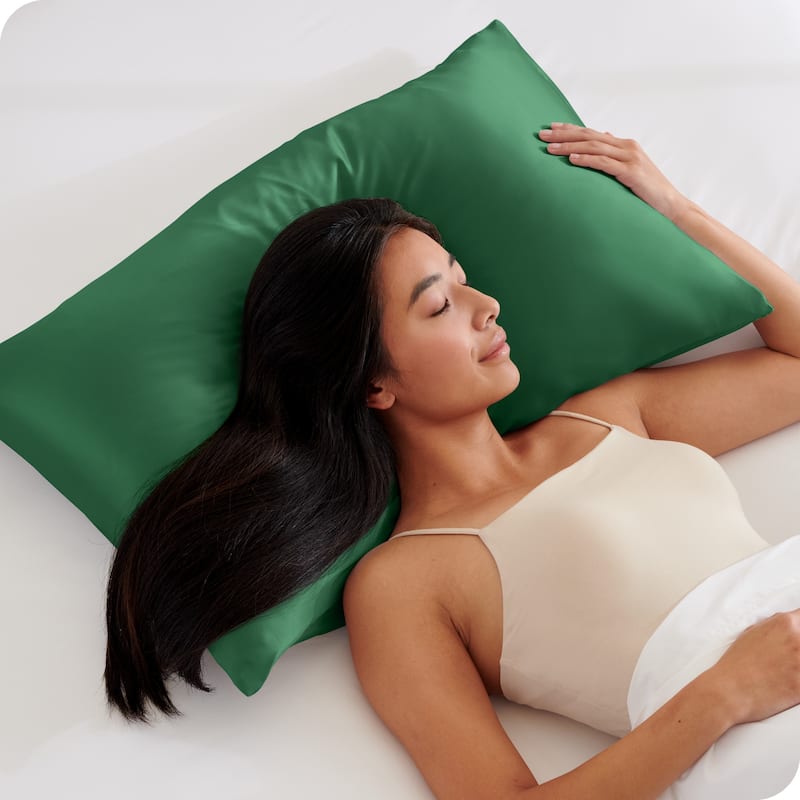 Bare Home Poly Satin Pillowcase Set for Hair and Skin (Set of 2)