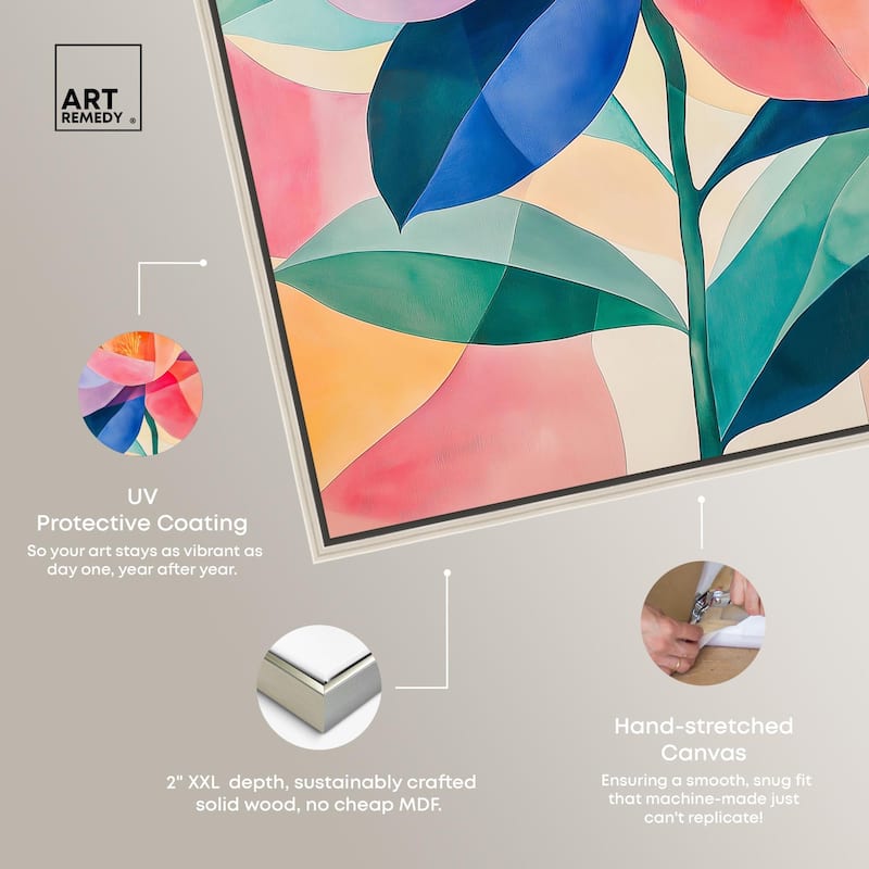 Ail Geofloral II Canvas by Art Remedy