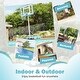 preview thumbnail 4 of 8, Gymax Pool Basketball Hoop w/32'' Shatterproof Backboard 3.1-4.1 FT