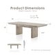 preview thumbnail 2 of 5, Furniture of America Yetaria Modern Farmhouse Distressed 94-inch Wood Extendable Dining Table