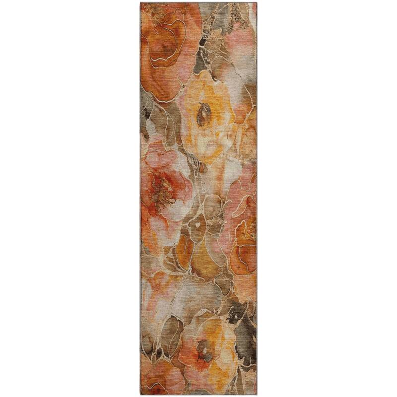 Premium Washable Super Soft Modern Floral Mayfield Rug