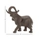 preview thumbnail 7 of 7, Gray Polystone Elephant Decorative Sculpture