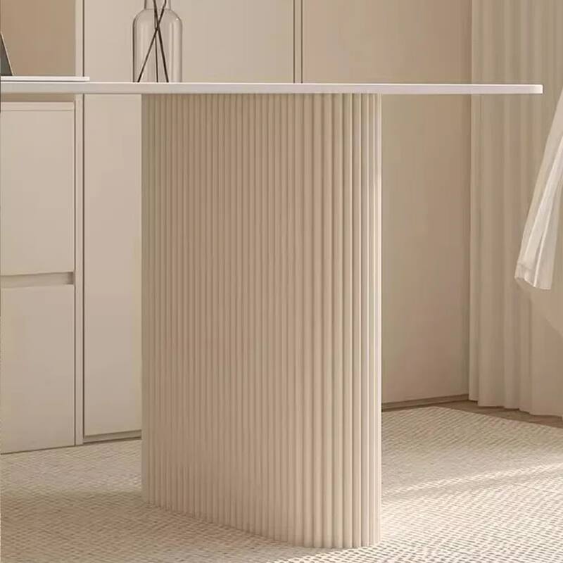 Rectangular Writing Desk Computer Desk, Home Office Desk, Faux Marble Top