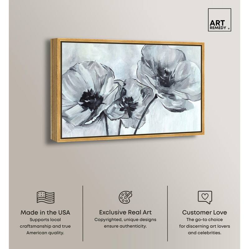 Flower Impressions Canvas by Art Remedy