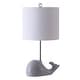 preview thumbnail 9 of 13, SAFAVIEH Kids Lighting 19" Walter Whale Lamp